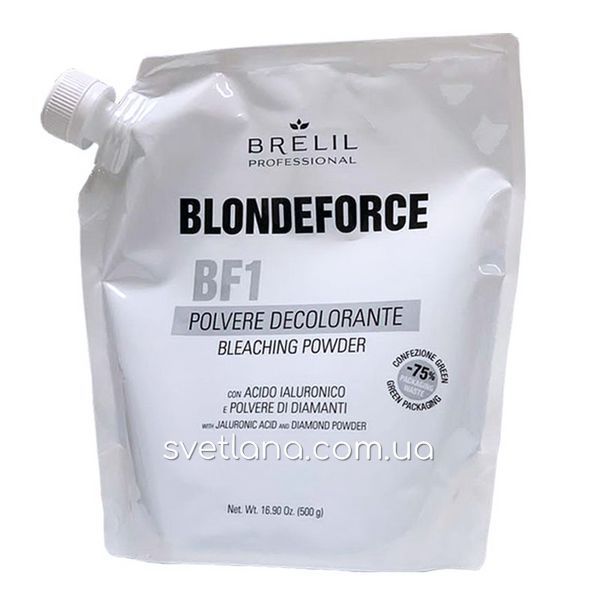 Пудра для осветления волос  Bleaching Powder Blondeforce BF1 Brelil 10661 фото