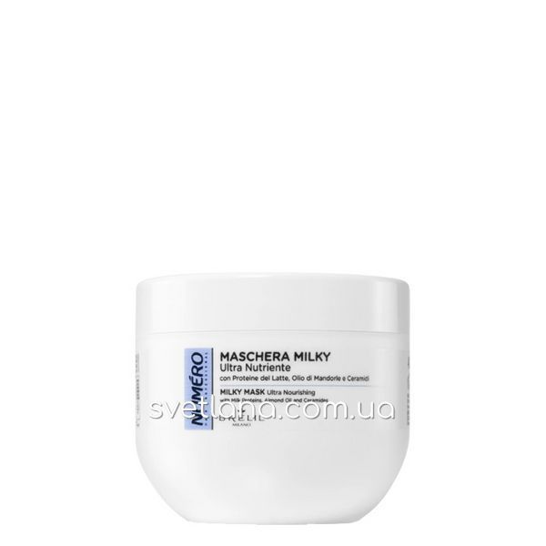Молочна ультраживильна маска для волосся Brelil Numero Milky Mask, 400 мл  10743 фото